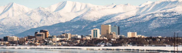 Anchorage, Alaska skyline